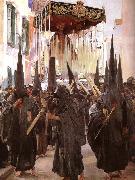 Joaquin Sorolla Seville s Holy Week oil painting